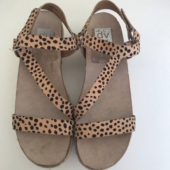 Dolce Vida animal print espadrille NWOT size 9.5 - Picture 1 of 6